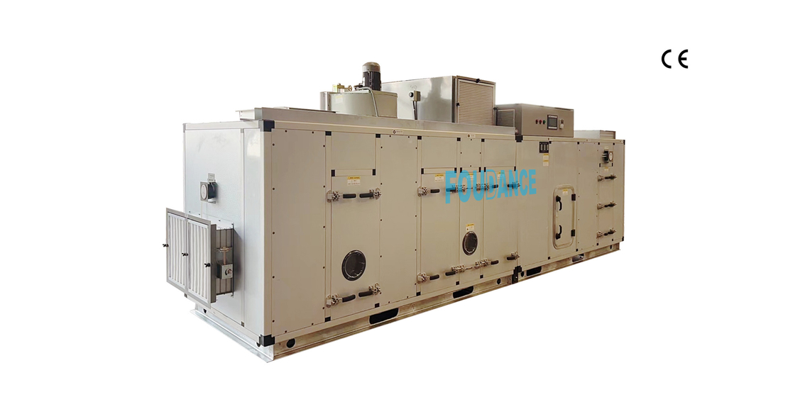 11000CMH Fluxo de ar de processo Desumidificador de desicante industrial para espaços de baixa umidade