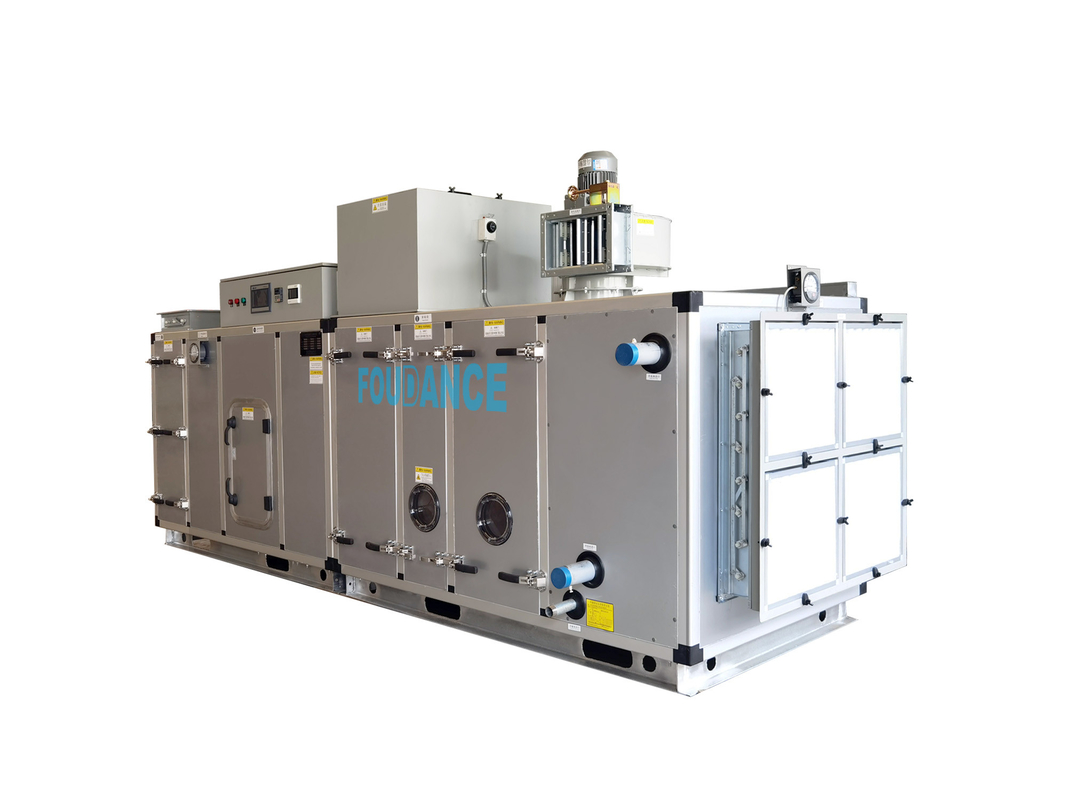 5000m3/h Desumidificador de desicante HVAC Sistema automático de controlo HMI PLC para controlo de umidade industrial